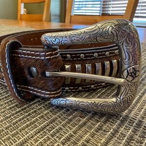 NWOT ARIAT Men’s Leather Belt